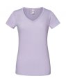 Dames T-shirt V Hals Iconic FOTL 61-444-0 soft lavender